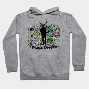 doodle music Hoodie